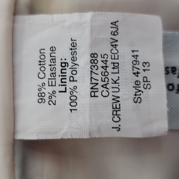 J Crew Liberty Art Fabrics Skirt Stunning Floral Colors Pockets Zip Yellow SZ 0 - Picture 9 of 13